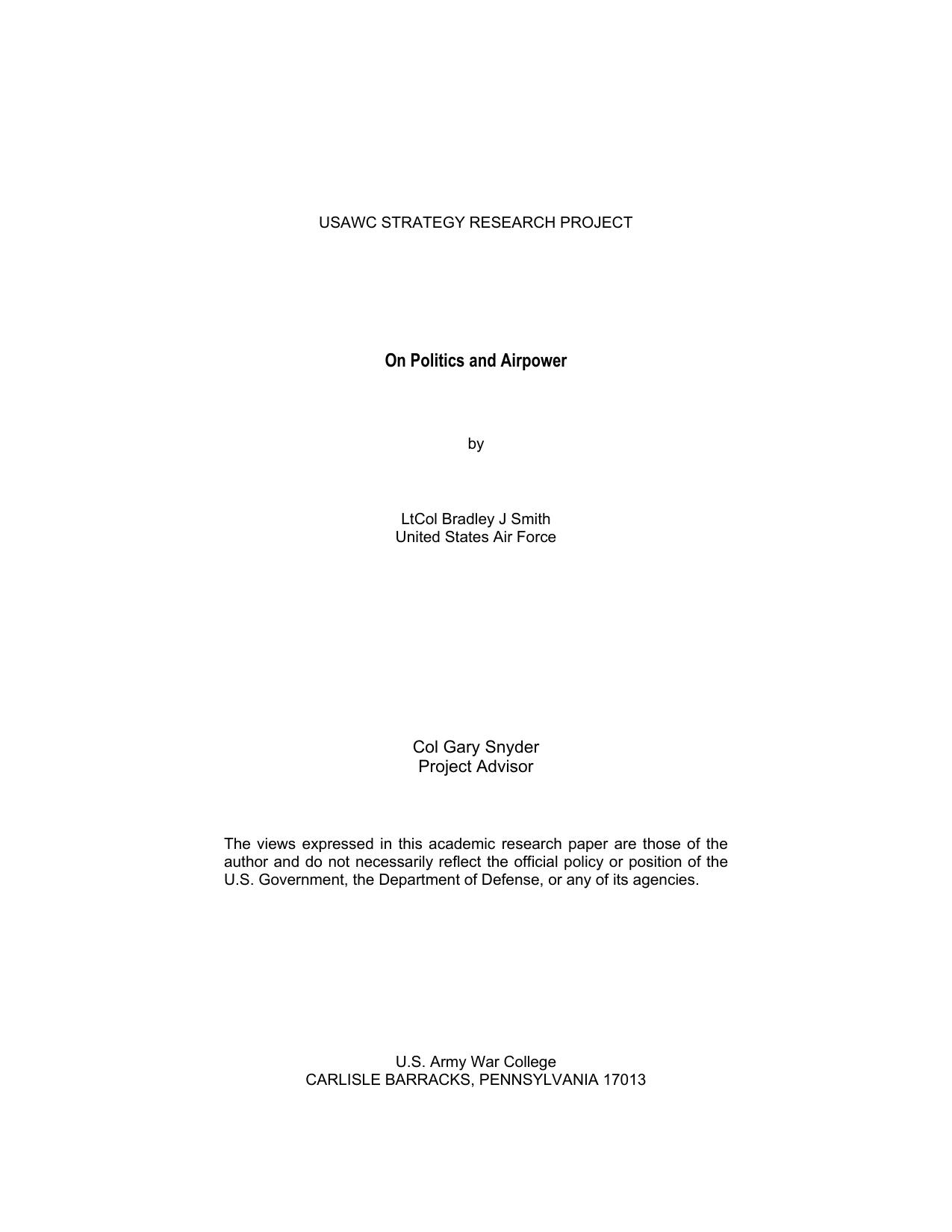 AU/ACSC/0123/97-03