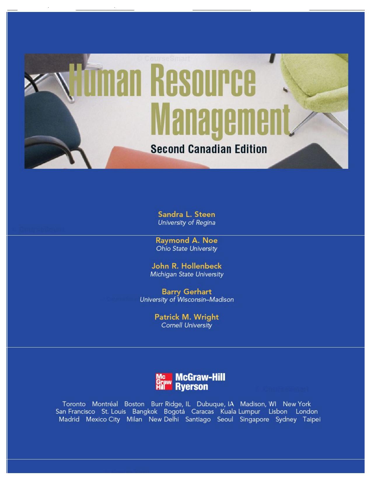 Human Resource Management, 2nd Edition