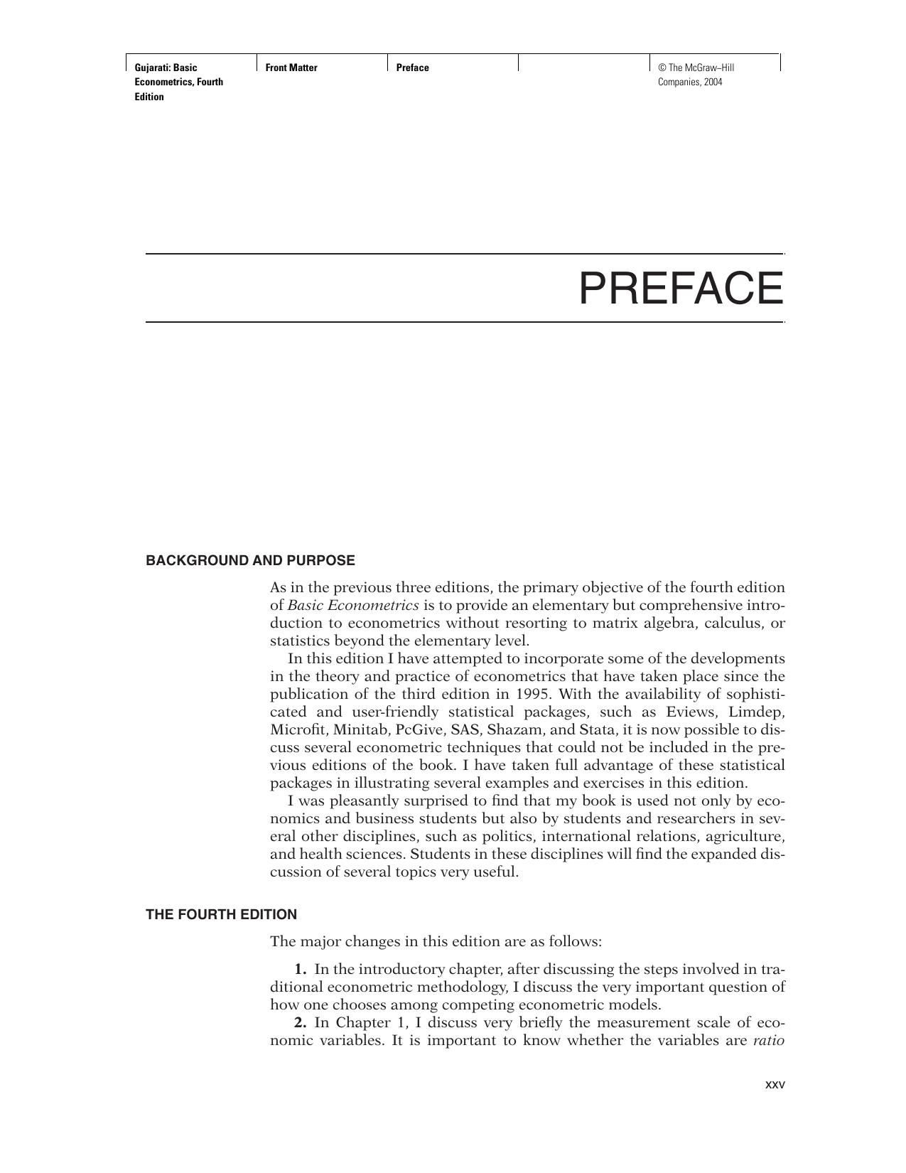 Economics - Basic Econometrics - Damodar N. Gujarati
