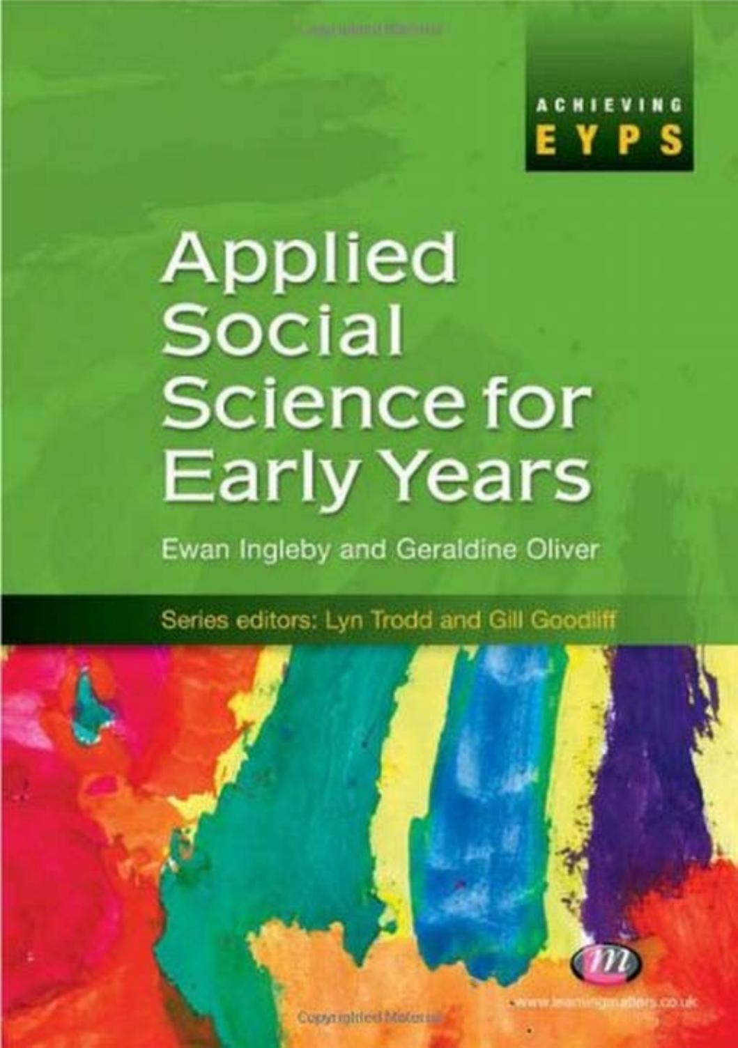Applied Social Science for Early Years