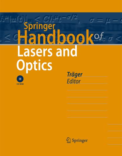 Springer Handbook of Lasers and Optics