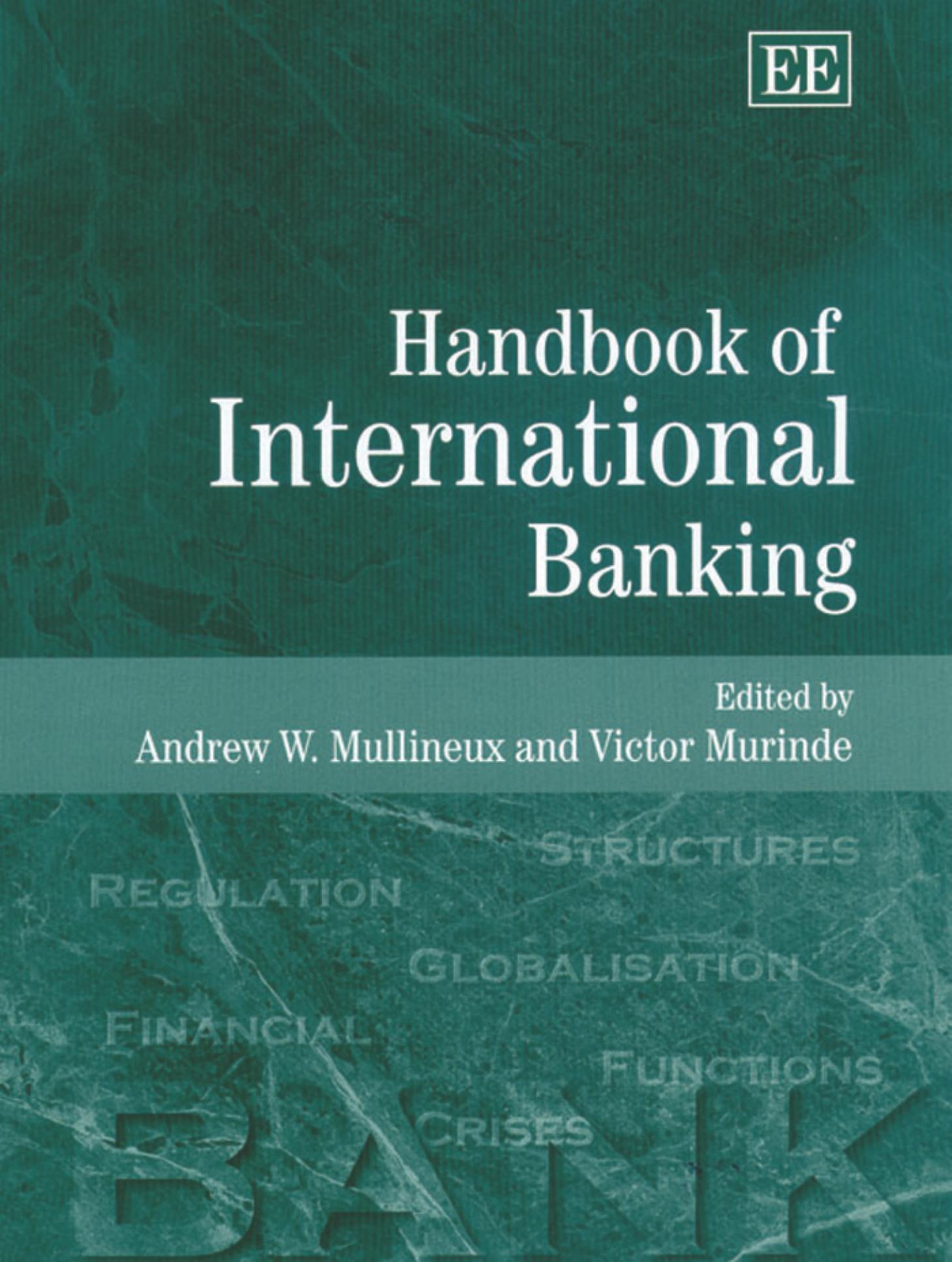 Edward Elgar Publishing Handbook Of International Banking