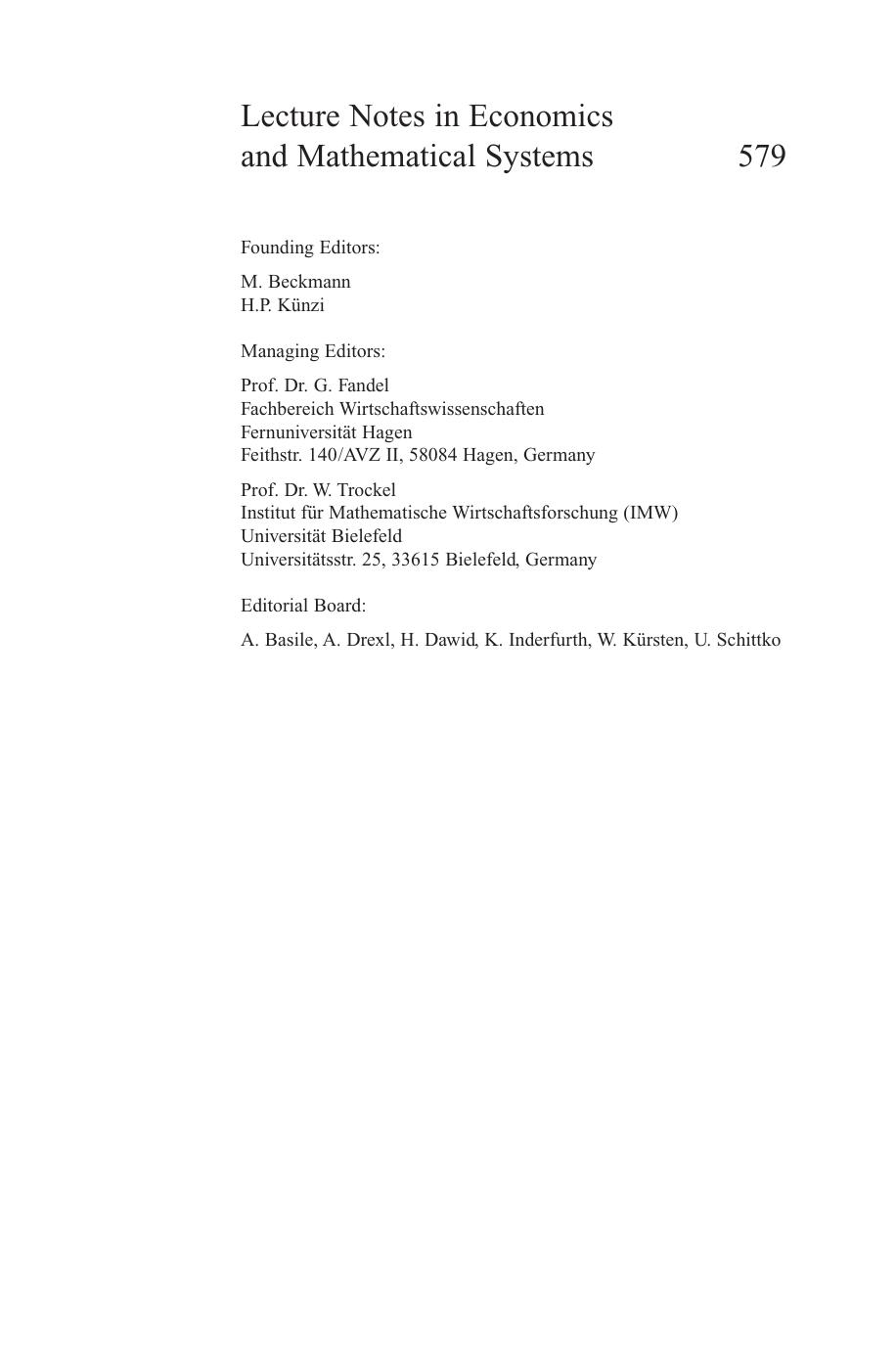 (Lecture Notes in Economics and Mathematical Systems) Dieter Sondermann