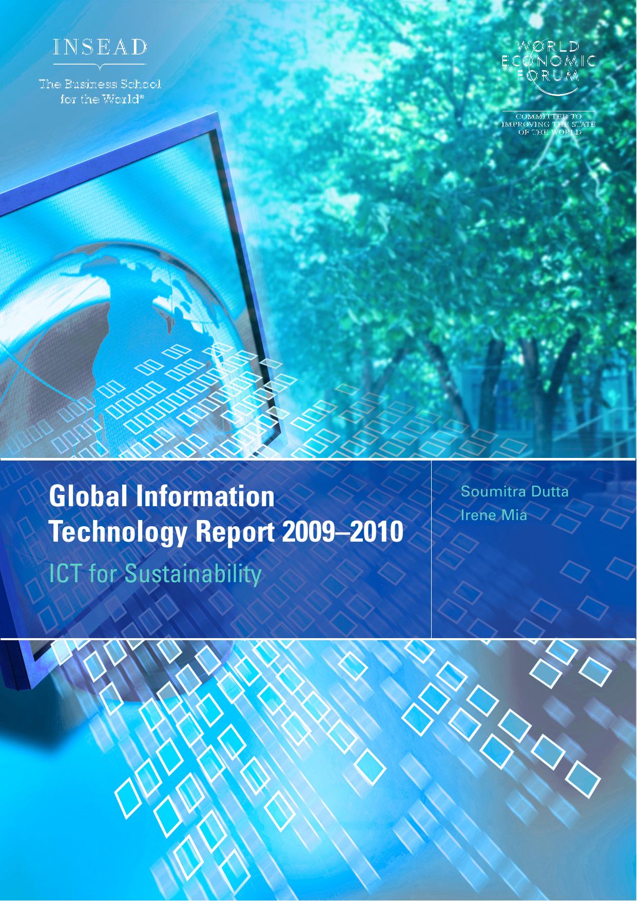 The Global Information Technology Report 2009–2010: ICT for Sustainability
