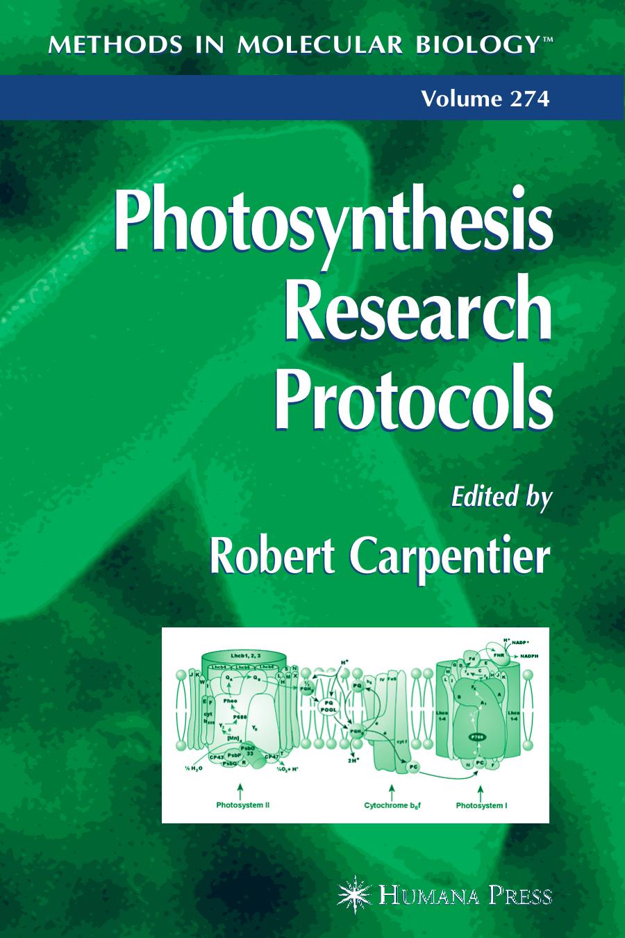 (Methods In Molecular Biology 274) Juan Cuello, MarÍa José Quiles (auth.), Robert Carpentier (eds.)