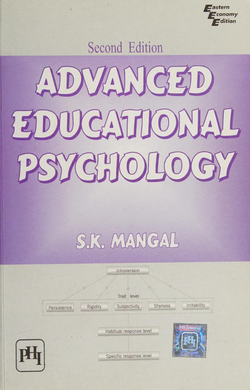 Advanced educational psychology