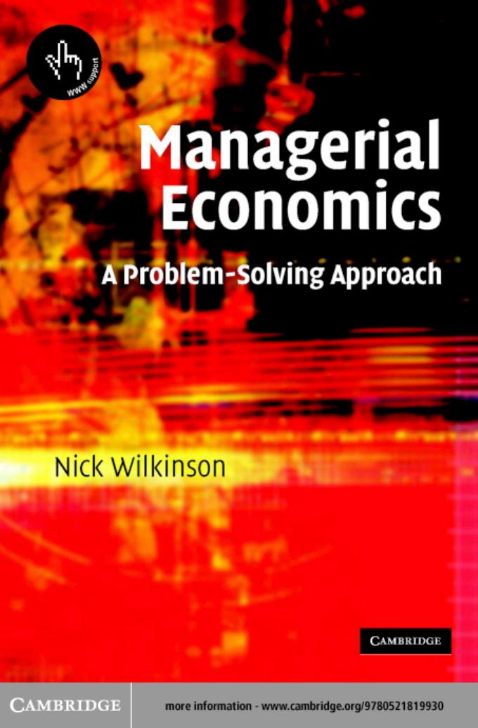 Managerial Economics