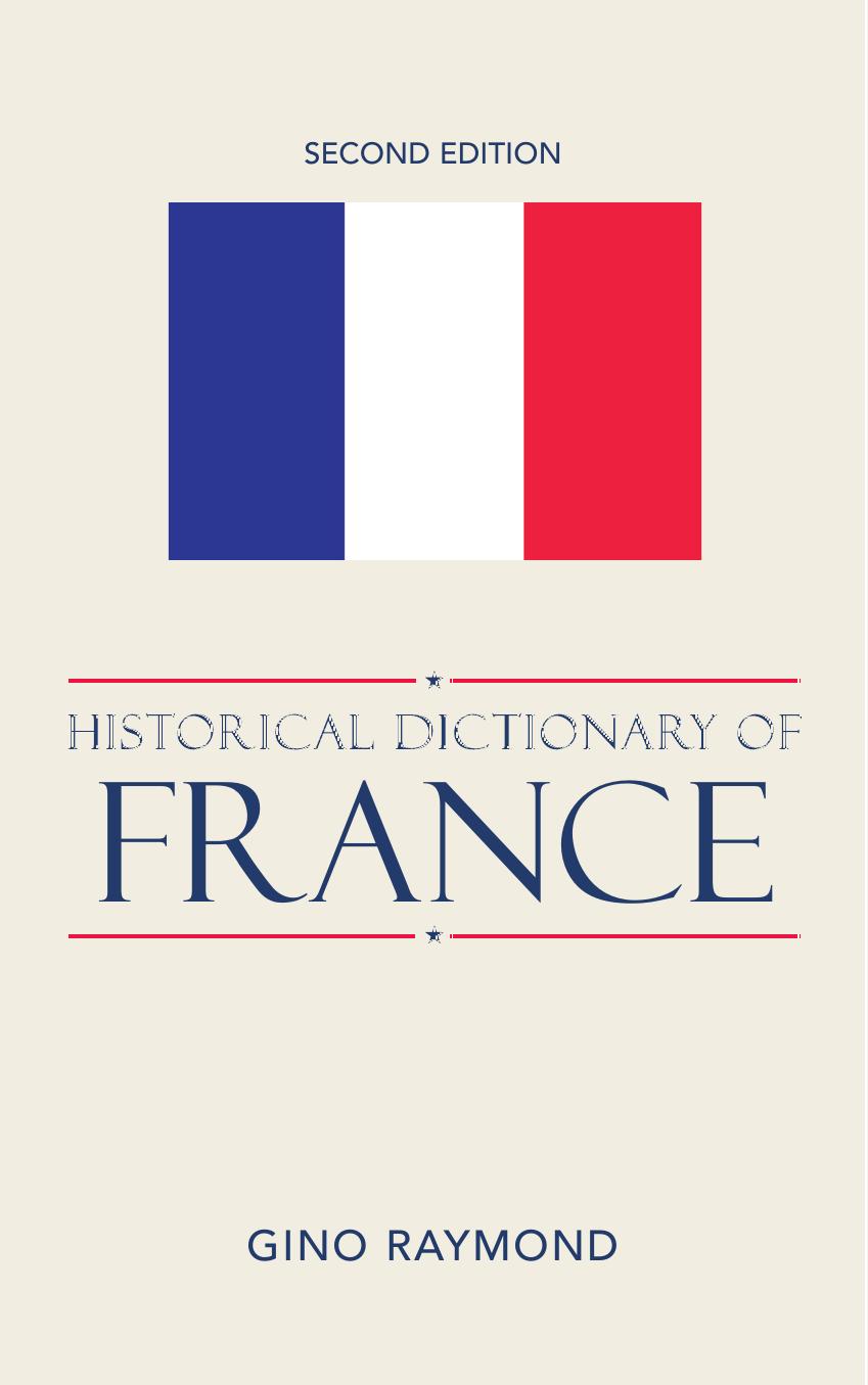 HISTORICAL DICTIONARIES OF EUROPE