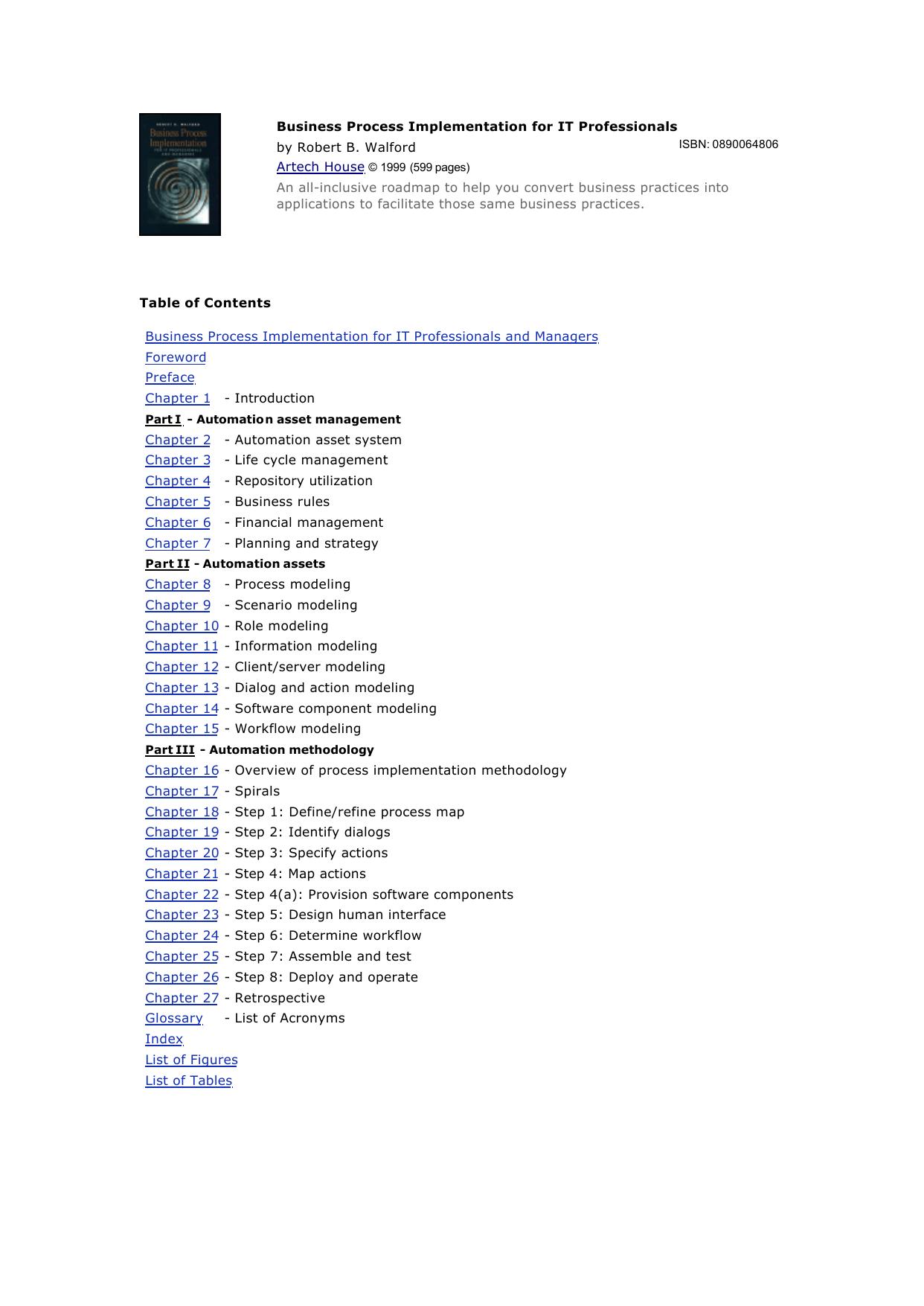 Business Process Implementation