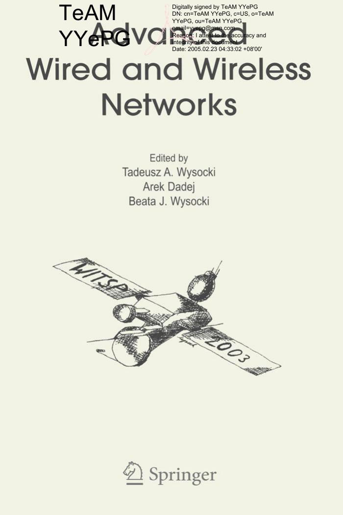 Advanced Wired and Wireless Networks (2)