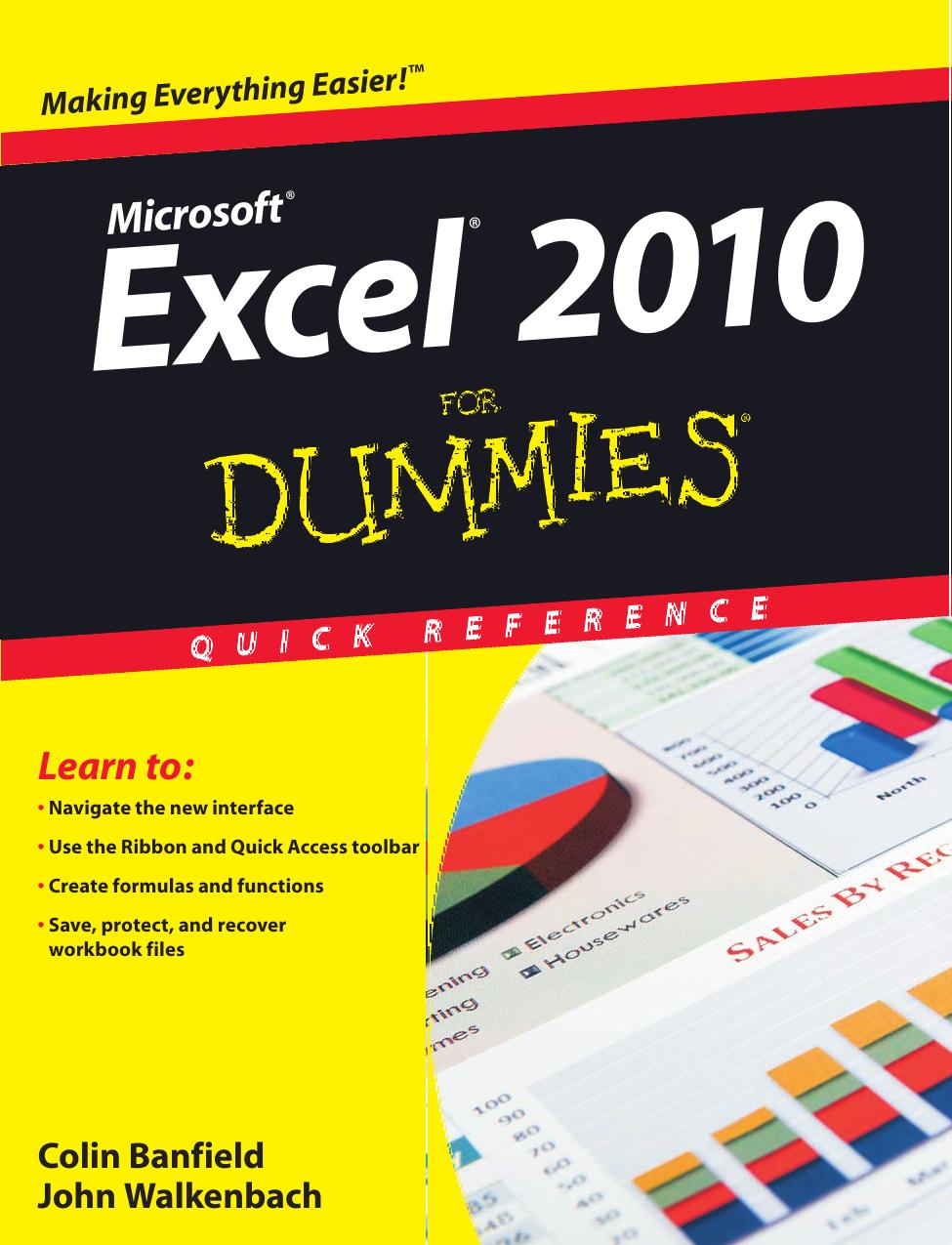 Excel® 2010 For Dummies® Quick Reference