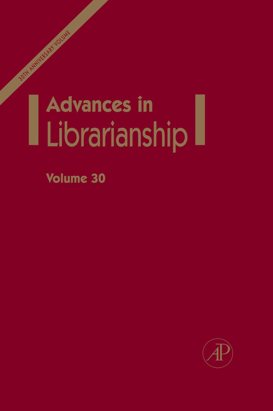 Advances in Librarianship