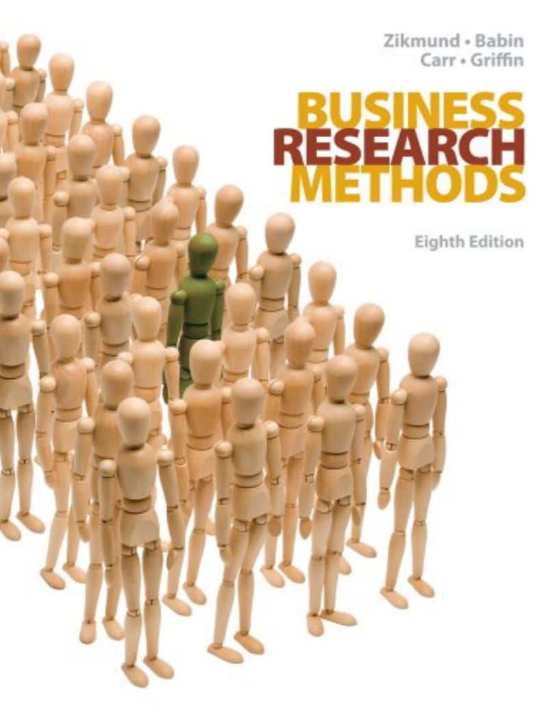 business research methods by zikmund 8th edition