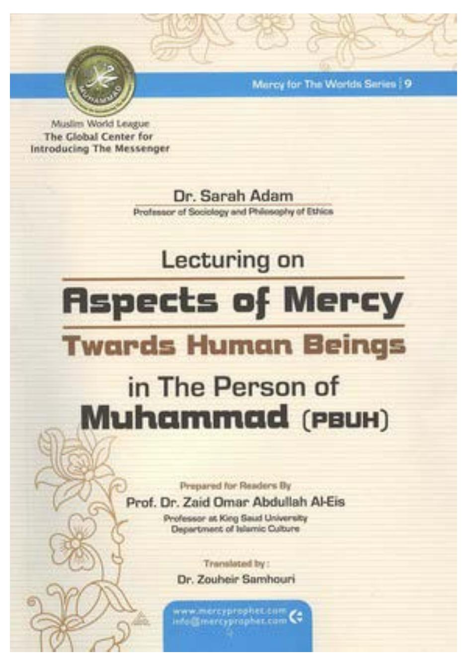 Aspects of Mercy towards Human Beings in The Person of Muhammad PBUH