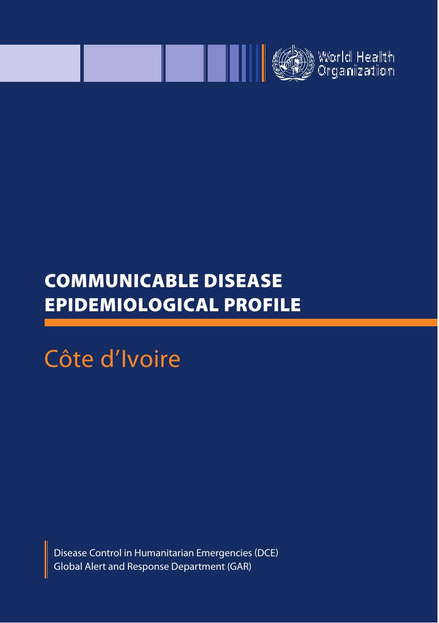 Communicable disease epidemiological profile: Côte d'Ivoire