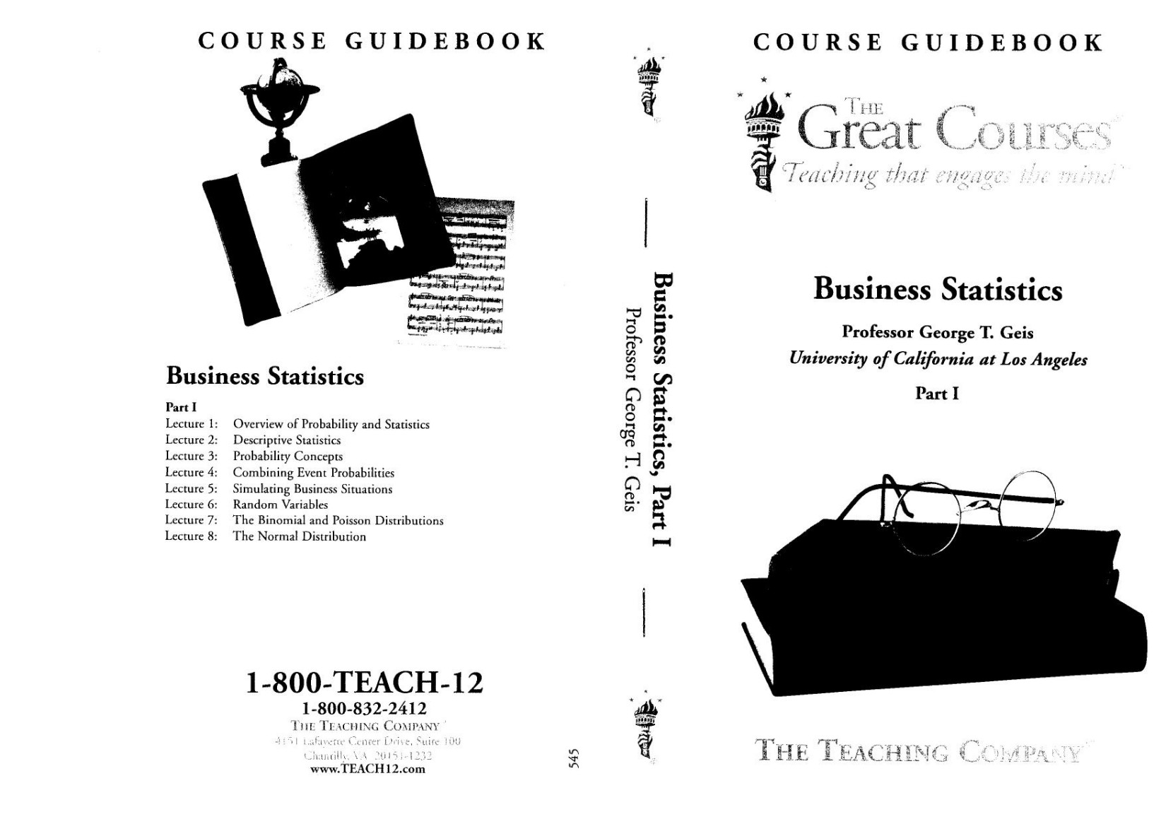 Business Statistics: Course Guidebook, Part I