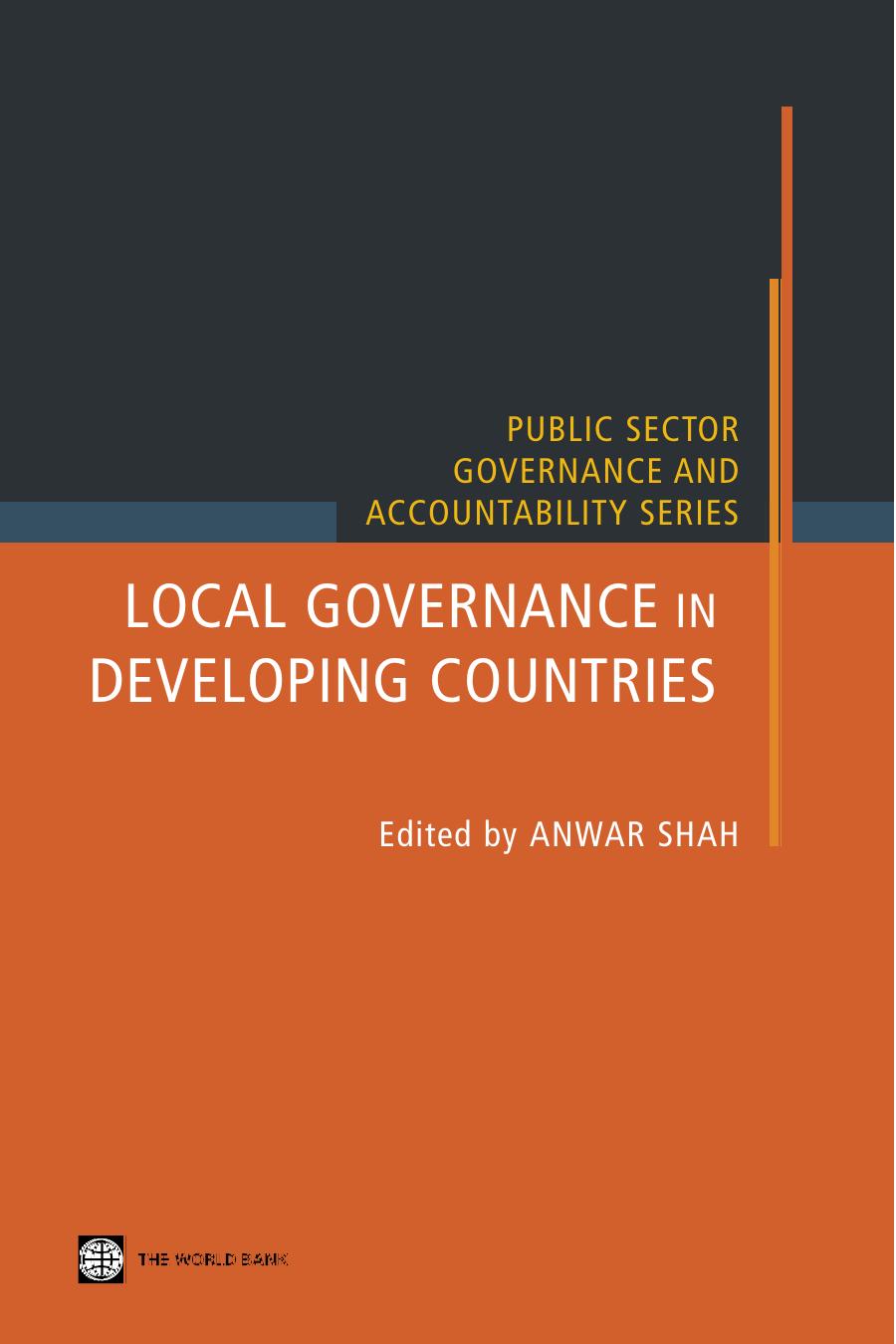 Local Governance in Developing Countries - ISBN: 0821365657