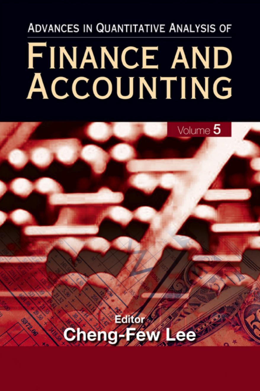 Advances in Quantitative Analysis of Finance and Accounting Volume 5