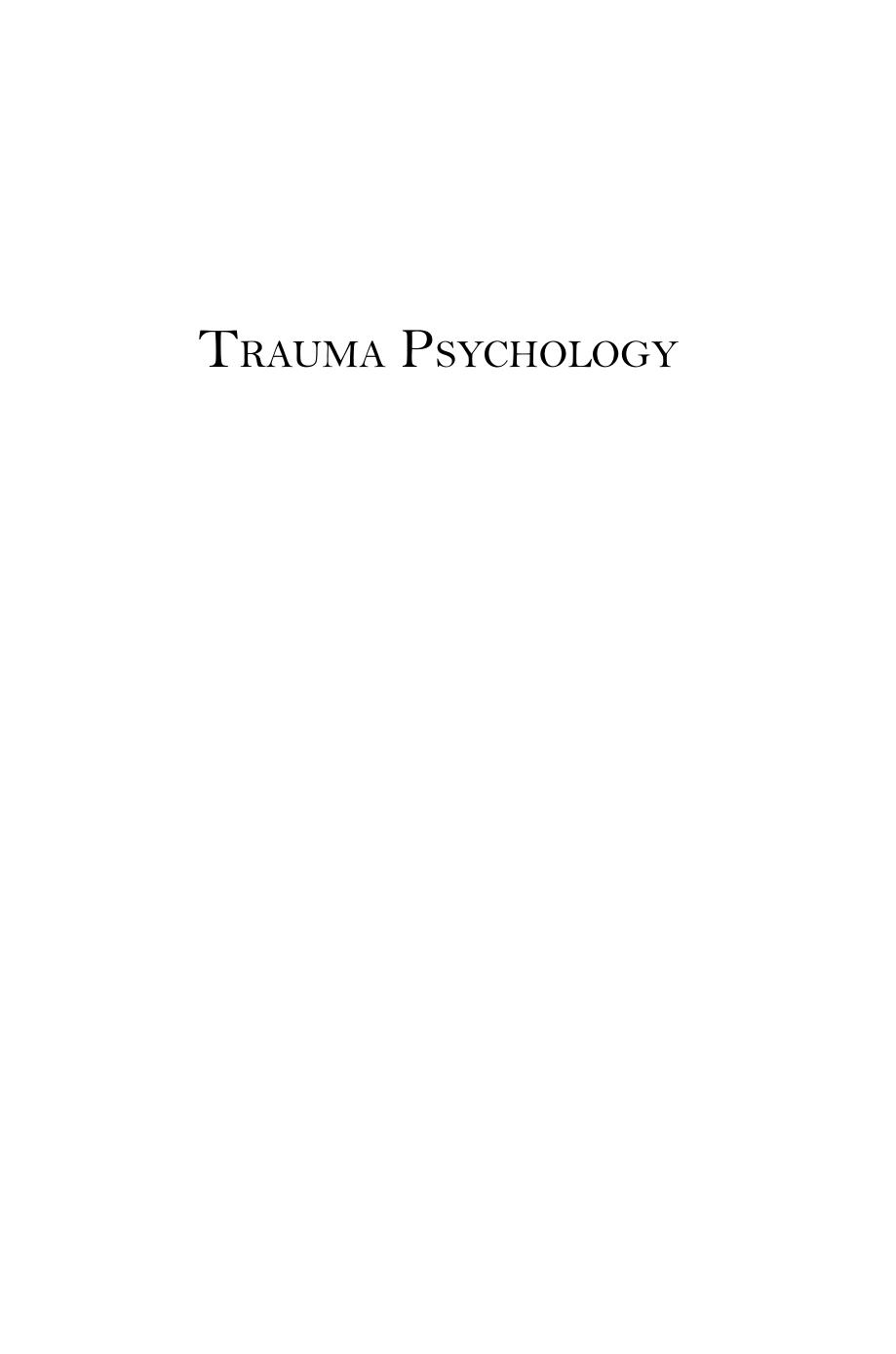 (Contemporary Psychology) Elizabeth K. Carll Ph.D.