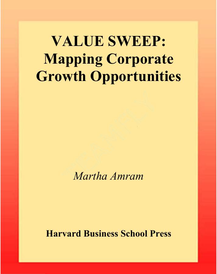 Value Sweep : Mapping Corporate Growth Opportunities