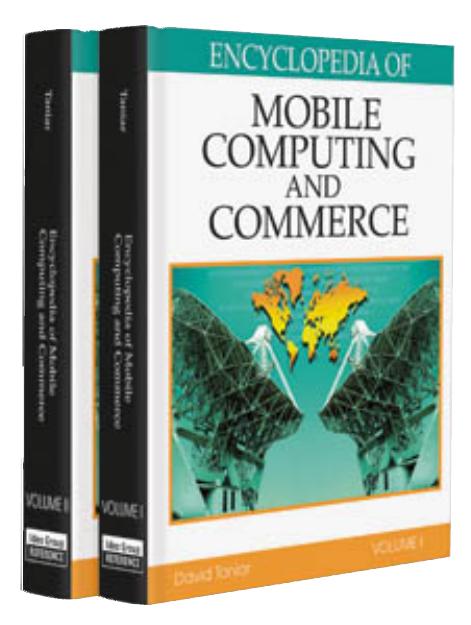 Encyclopedia of Mobile Computing and Commerce