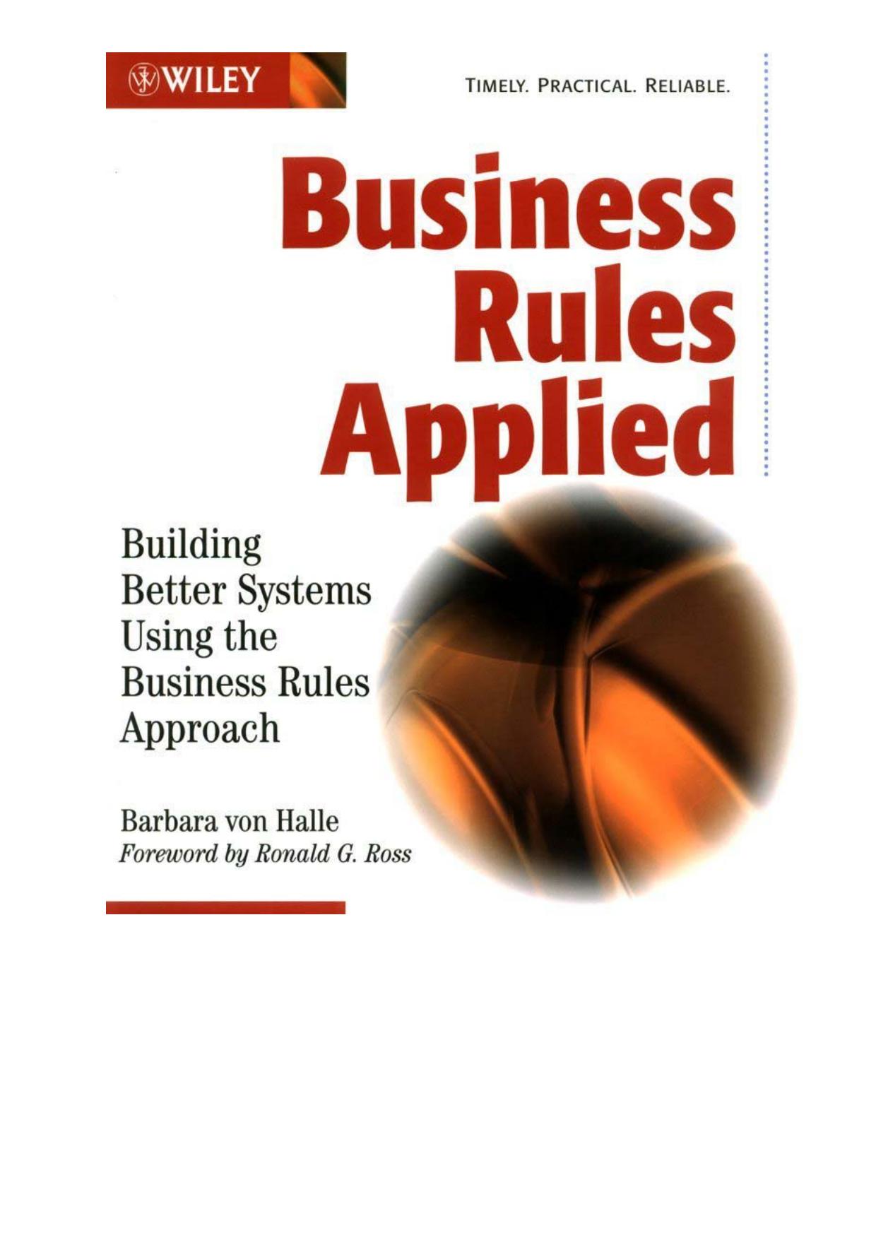 Microsoft Word - Business Rules Applied.doc