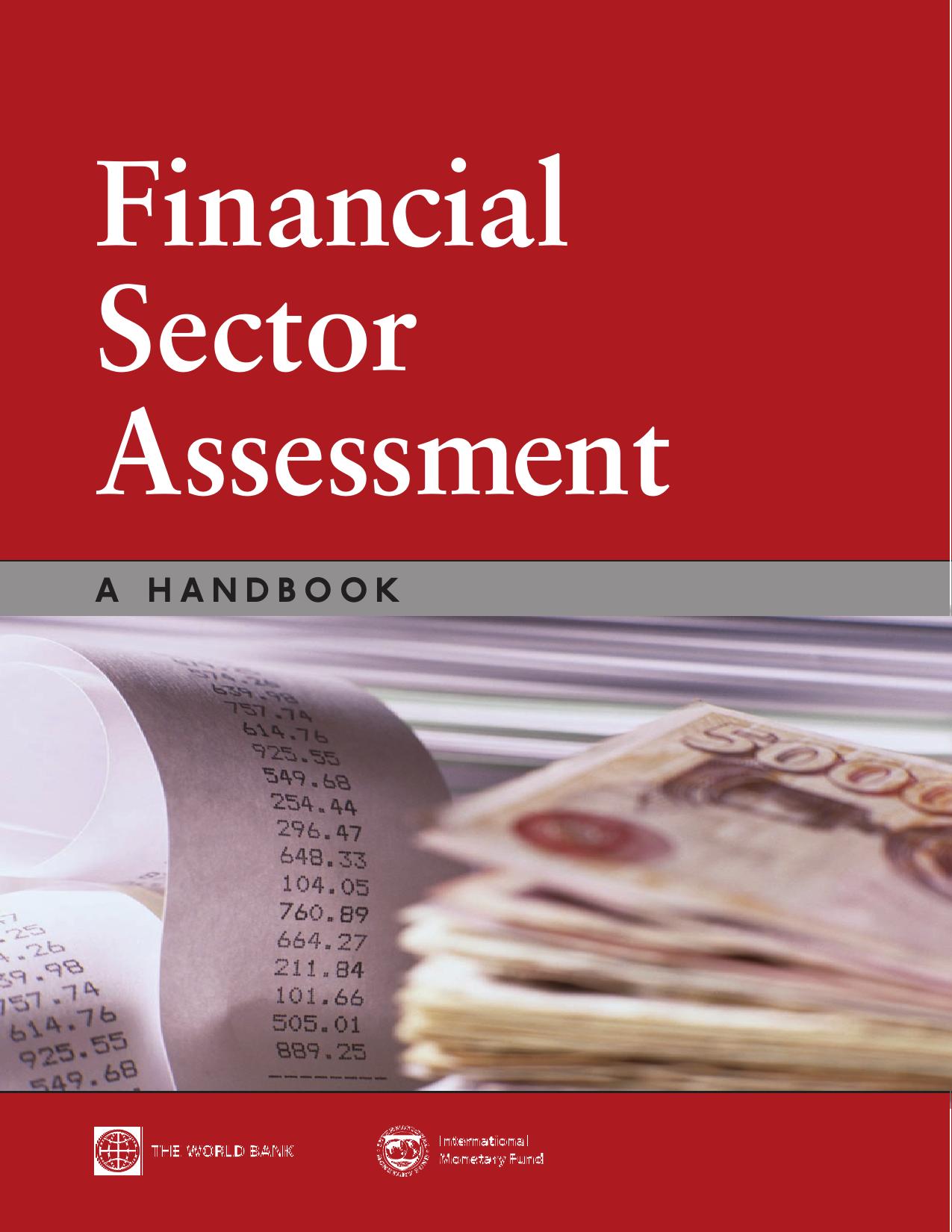 Financial Sector Assessment - ISBN: 0821364324