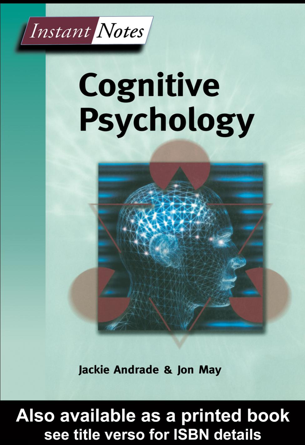 Instant Notes: Cognitive Psychology